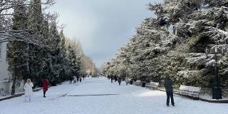 Севастополь в снегу на старый Новый Год фото 7