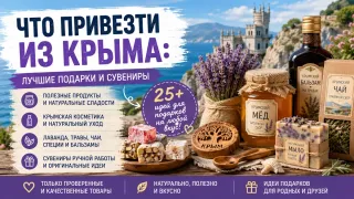 Что привезти из Крыма: 25 лучших идей подарков и сувениров родственникам