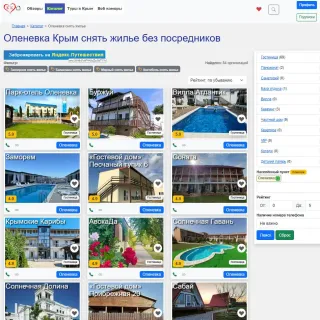 10 лучших отелей в Оленевке в 2024 году