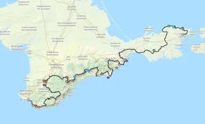 Крымская туристическая тропа протяженностью более 600 км