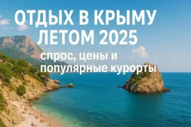 Отдых в Крыму 2025: рост спроса, цены и лучшие курорты