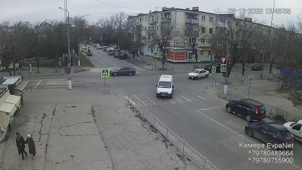 Перекресток ул. Интернациональной и ул. Токарева