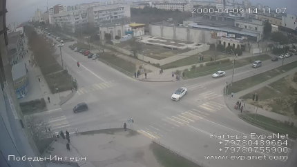 Перекресток пр. Победы и ул. Интернациональная